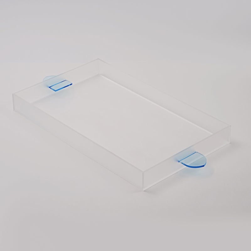 Dallaty Acrylic Tray With Color Handle for Home - Image 1